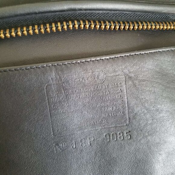 Vintage Coach XL Duffle Sac Black Bucket Bag #9085 - Picture 14 of 14